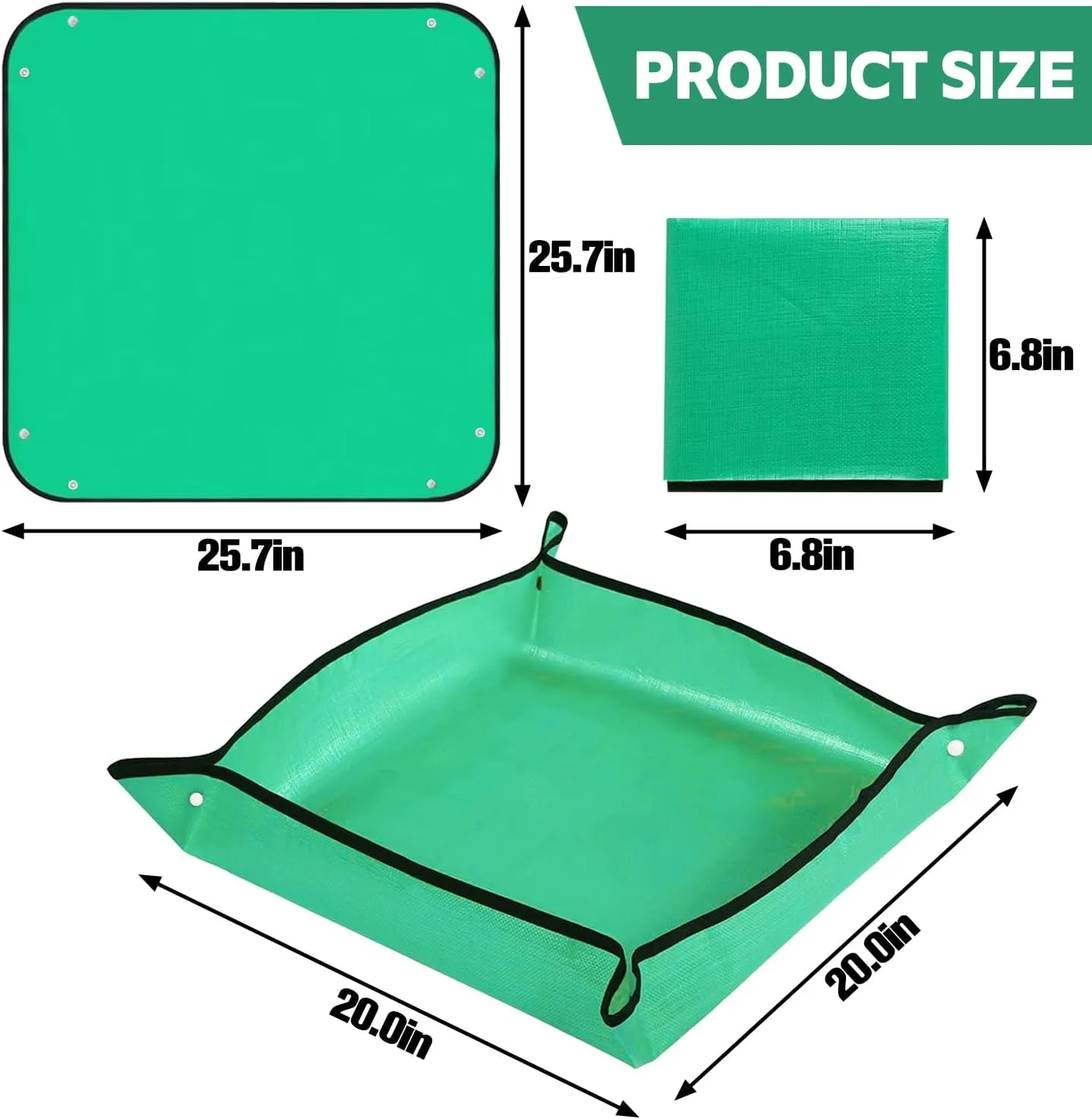 1 PCS Travel Litter Box for Cats,Portable Litter Box for Cats, Foldable and Packable, Large Sized Waterproof Cat, Ideal for Cat Travel Car & Camping