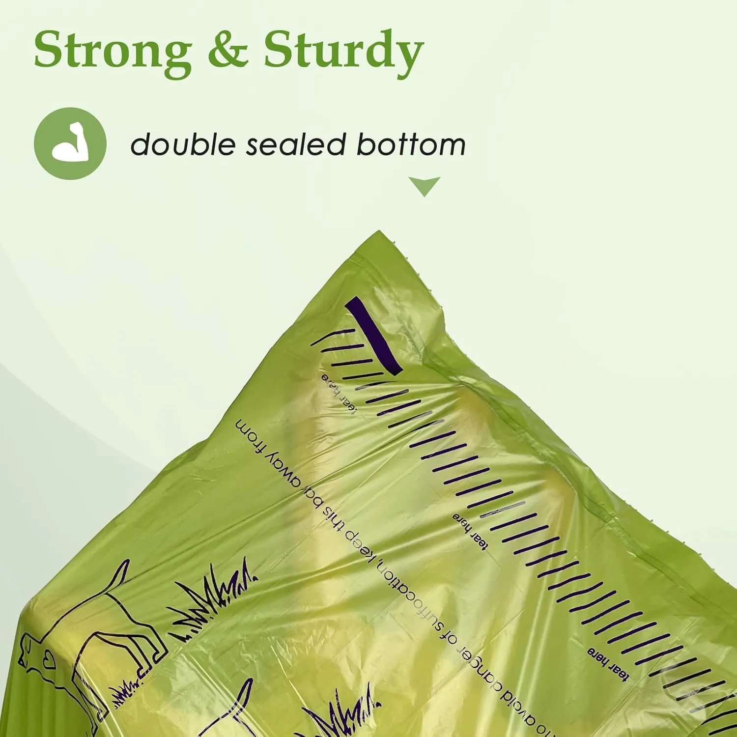 240 Count 13 x 9Dog Poop Bags Rolls, Leakproof Strong & Sturdy Waste Bags for Doggie Cat Pet