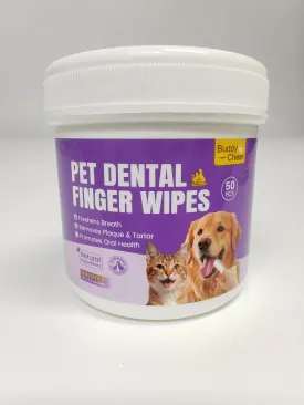 50 Pet Wipes - Easy & Quick Teeth Cleaning Solution for Dogs and Cats