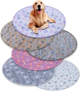 6 Pack Washable Whelping Pad 6 Colors Reusable Whelping Supplies, Absorbent Puppy Training Pads, Non-Slip Dog Mat for Floor, Washable Pee Mat for Dogs(32 Inch)