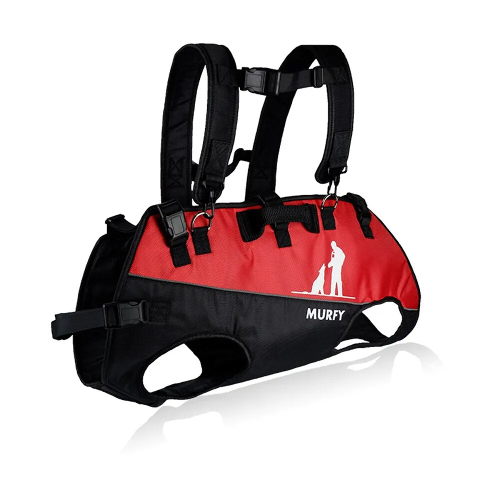 Adventure Companion: Multifunctional Airborne Backpack for Medium and Large Pets with Double Shoulder Straps for Outdoor Walking and Supportive Aid