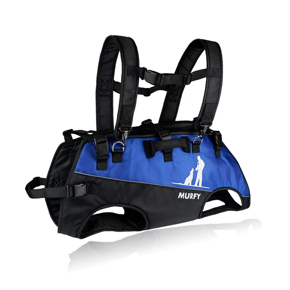 Adventure Companion: Multifunctional Airborne Backpack for Medium and Large Pets with Double Shoulder Straps for Outdoor Walking and Supportive Aid