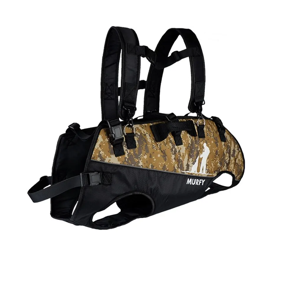 Adventure Companion: Multifunctional Airborne Backpack for Medium and Large Pets with Double Shoulder Straps for Outdoor Walking and Supportive Aid