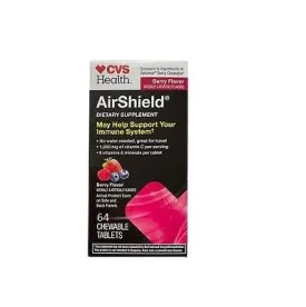 Air Shield Immune Support Very Berry Flavour 64 Chewable Tablets