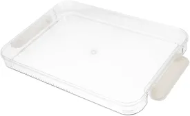 Angoily Pet Material Transparent Storage Box Document Organizer Box File Case Card Case Craft Storage Certificate Keeper Easy to Carry