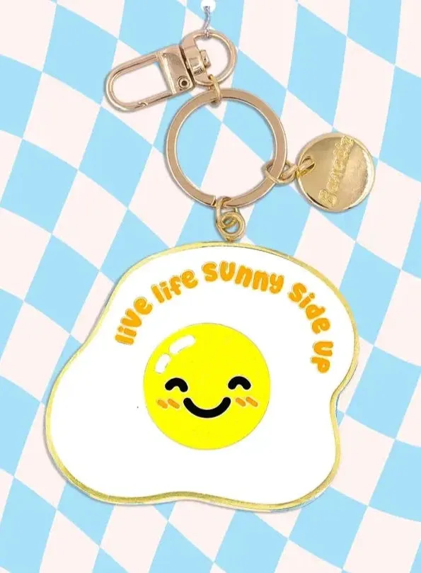 ASSORTED Glitter Metal Keychain / Foodie Bag Charms
