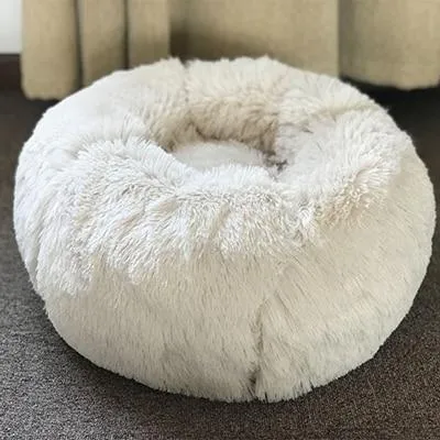 Calming Soft Fleece Dog Cat Bed