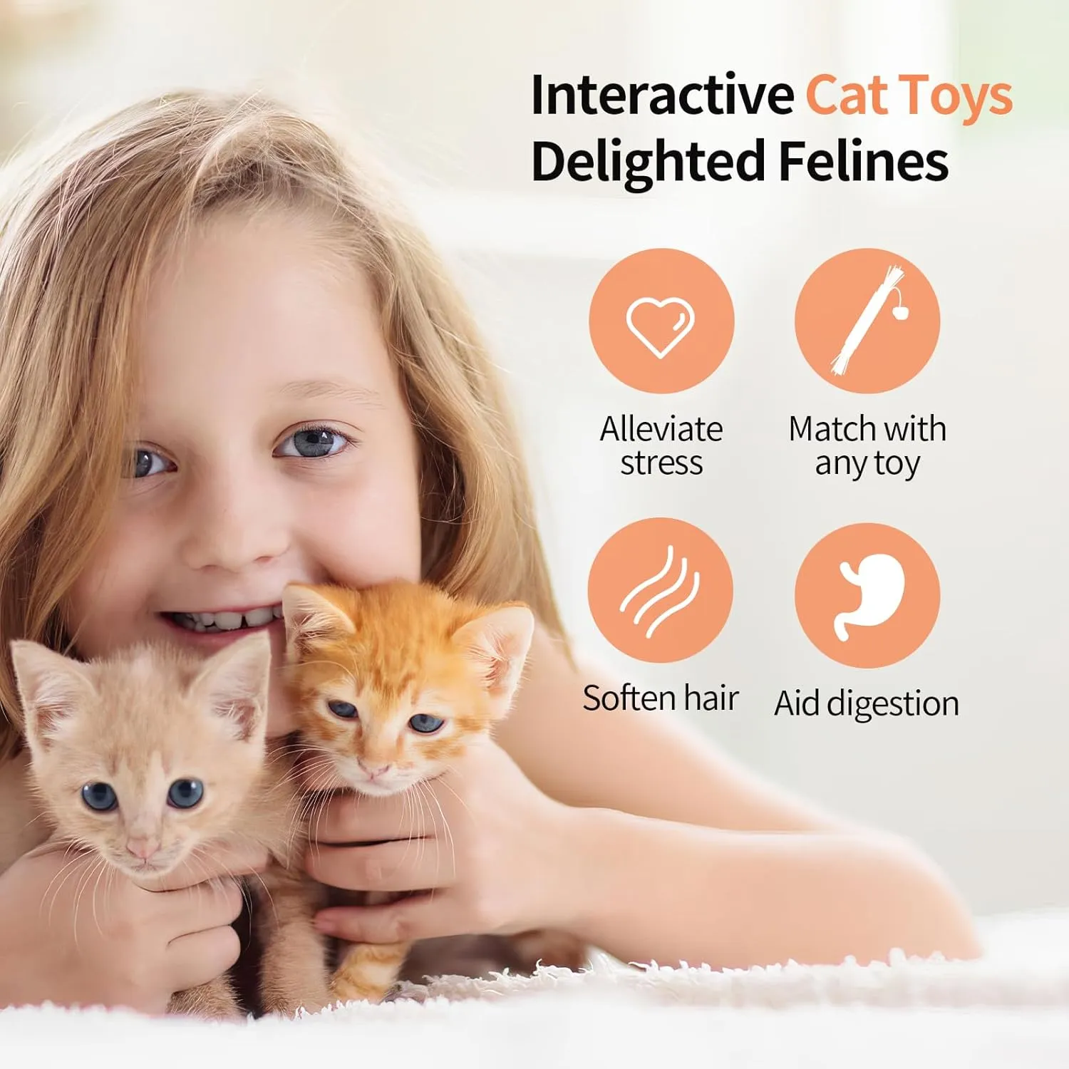 Cat Toys - Blend Silvervine Powder 25g, Catnip Alternative, 100% Natural Silver Vine Gall Fruit Powder & Silvervine Leaves, Suitable for All Cat Ages