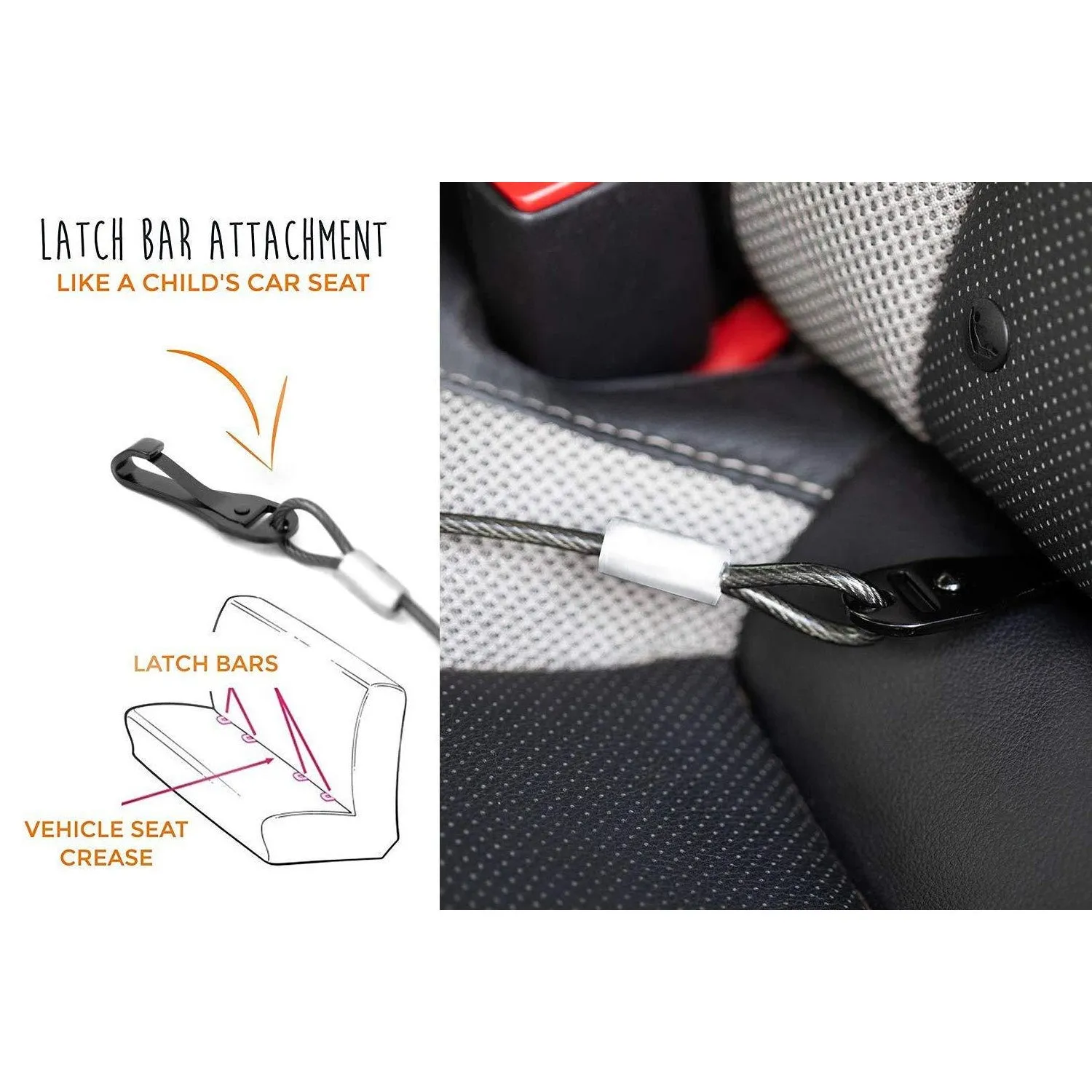 Chew Proof Dog Safety Belt