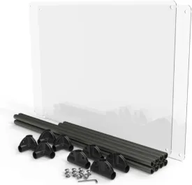 Clearly Loved Pets Lucidium Pen Universal Add-On Kit, Fits 36" Pens, Gunmetal