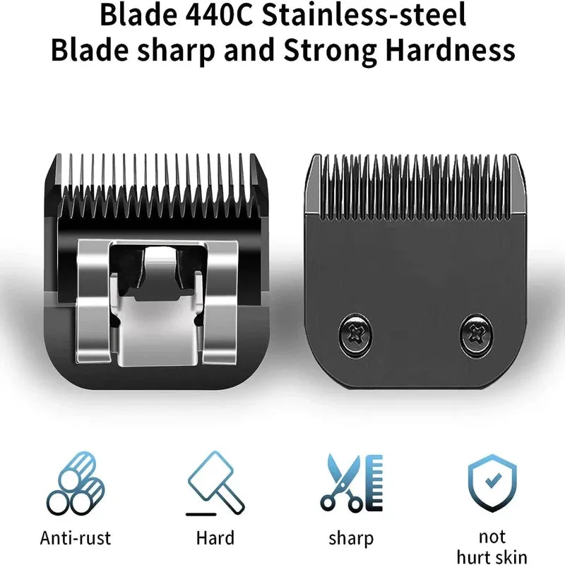Detachable Dog Grooming Clipper Blades Set