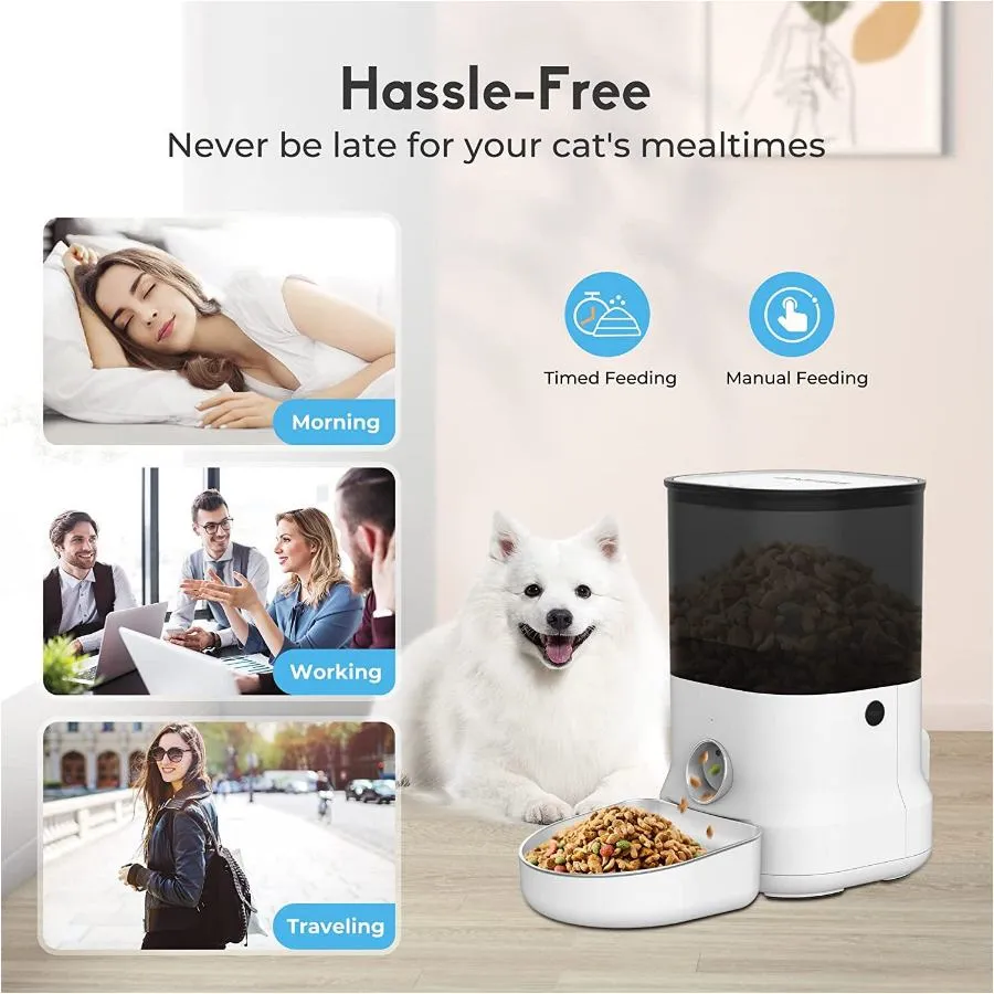 Dogness F12 Cube Programmable Feeder 4L White