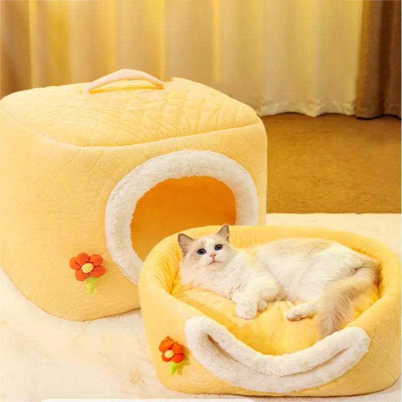 Dual-use Enclosed Pet Bed