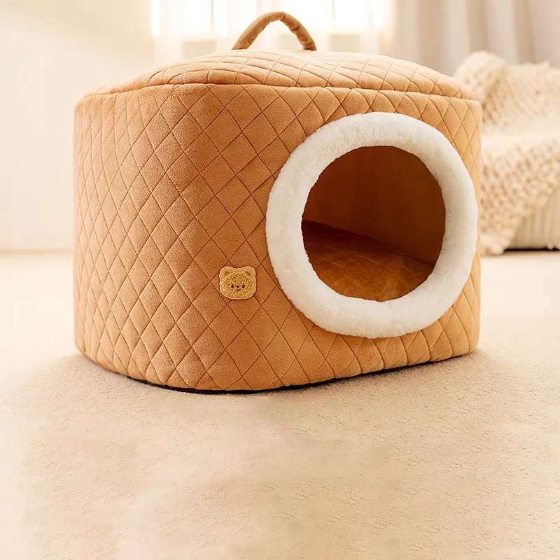 Dual-use Enclosed Pet Bed