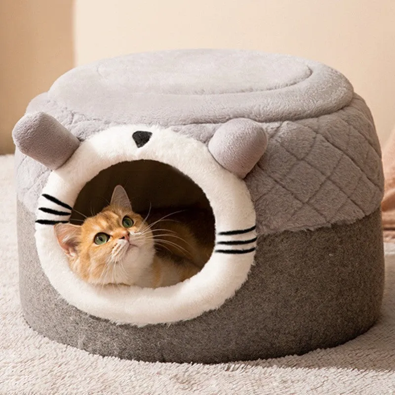 Dual-use Enclosed Pet Bed