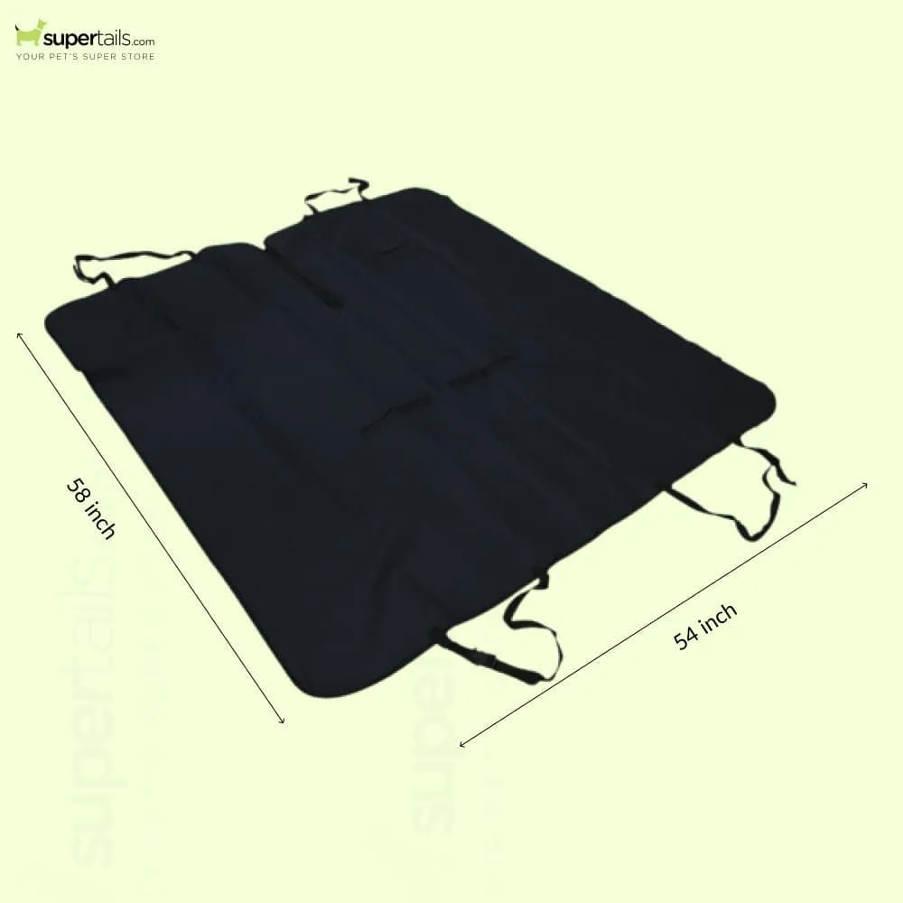 Fluffy's Kozi Pet Water Proof Hatchback Car Seat Cover for Dogs and Cats (Black)