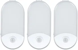 Gift for dad, 3-Pack 4-in-1 Plug-in Power Failure Night Light-Motion and Light Sensing Rechargeable LED Flashlight, Plug-in Power Outage Light, Great for Emergency Preparedness and Survival Kits