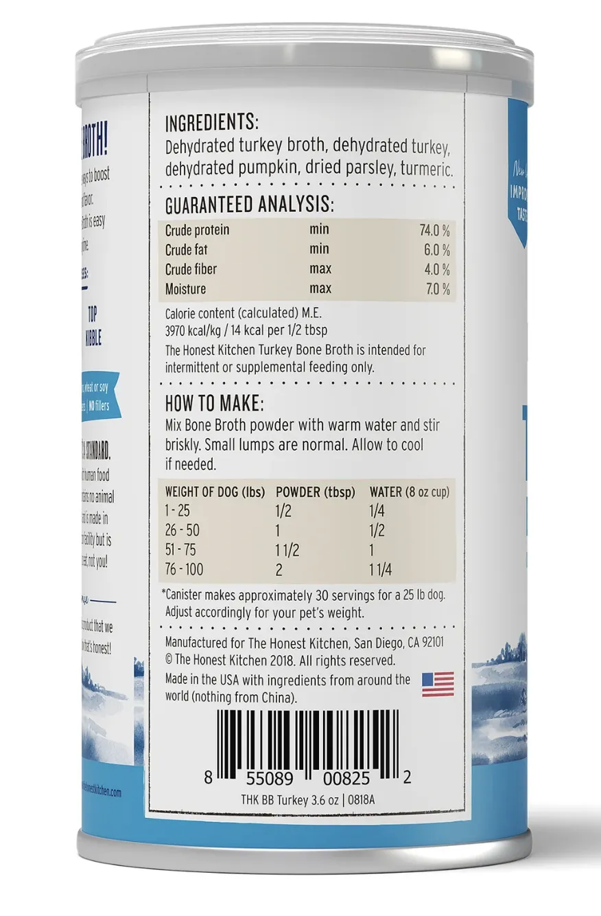Honest Kitchen Daily Boosters Instant Mixers