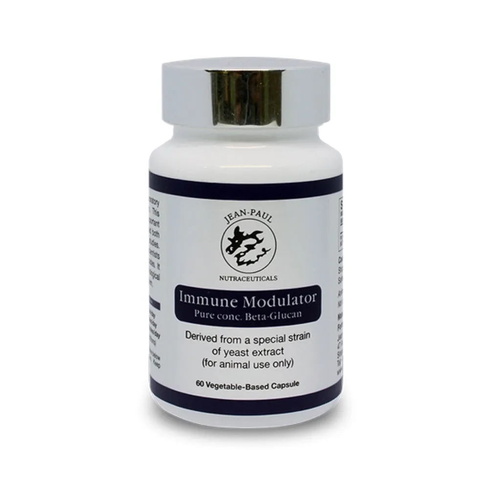 Jean-Paul Nutraceuticals Immune Modulator Beta Glucan Supplement for Cats & Dogs 60ct