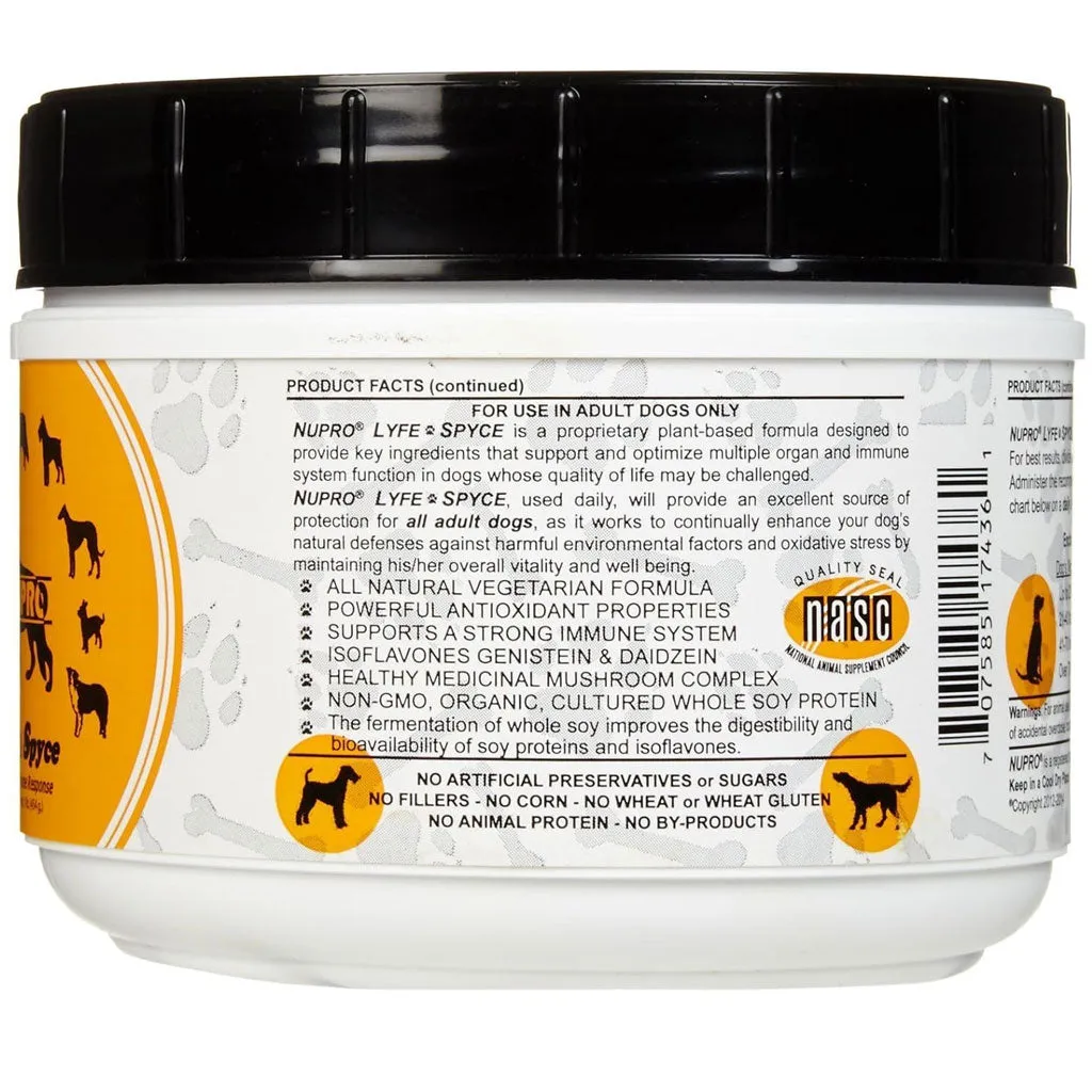Nupro Lyfe Spyce Healthy Immune Response for Dogs, 1-lb