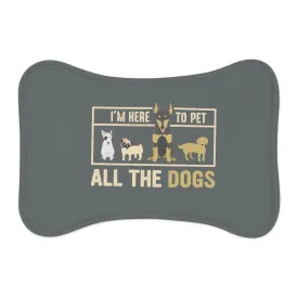 Personalized Dog Mat   Name Personalized Dog Food Mat Personalized Dog Placemant Custom Dog Bowl Mat Personalized Pet Mat