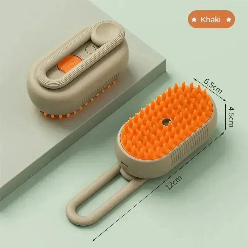Pet Brush Electric Steamy Brush Dog Cat Hair Brush One-click Spray Dog Brush Massage Pet Grooming Comb Hair Removal Loose Hair