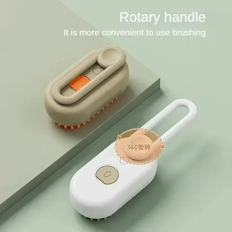 Pet Brush Electric Steamy Brush Dog Cat Hair Brush One-click Spray Dog Brush Massage Pet Grooming Comb Hair Removal Loose Hair