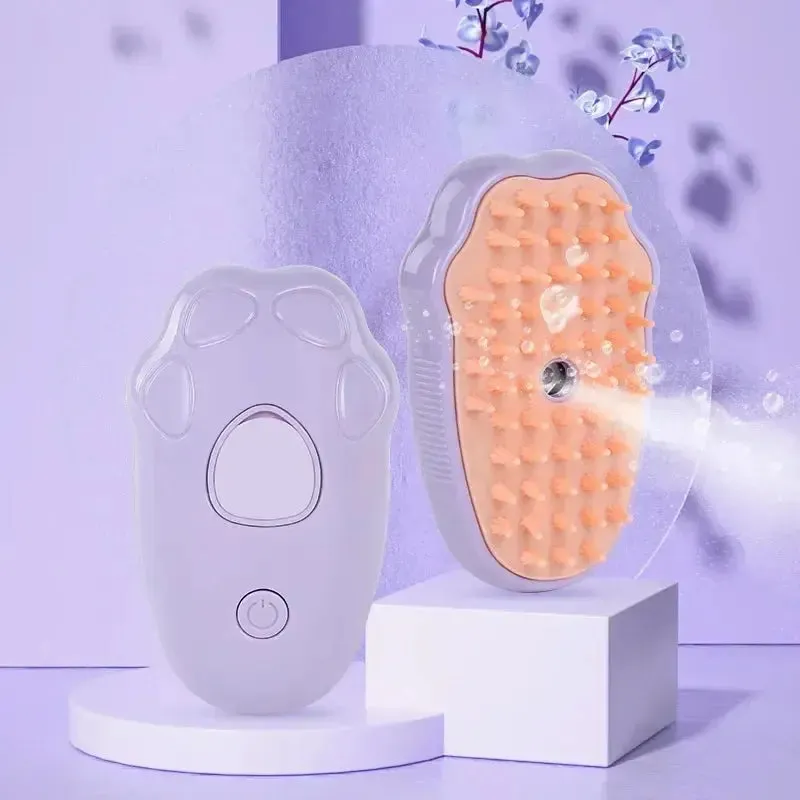 Pet Brush Electric Steamy Brush Dog Cat Hair Brush One-click Spray Dog Brush Massage Pet Grooming Comb Hair Removal Loose Hair
