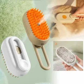Pet Brush Electric Steamy Brush Dog Cat Hair Brush One-click Spray Dog Brush Massage Pet Grooming Comb Hair Removal Loose Hair