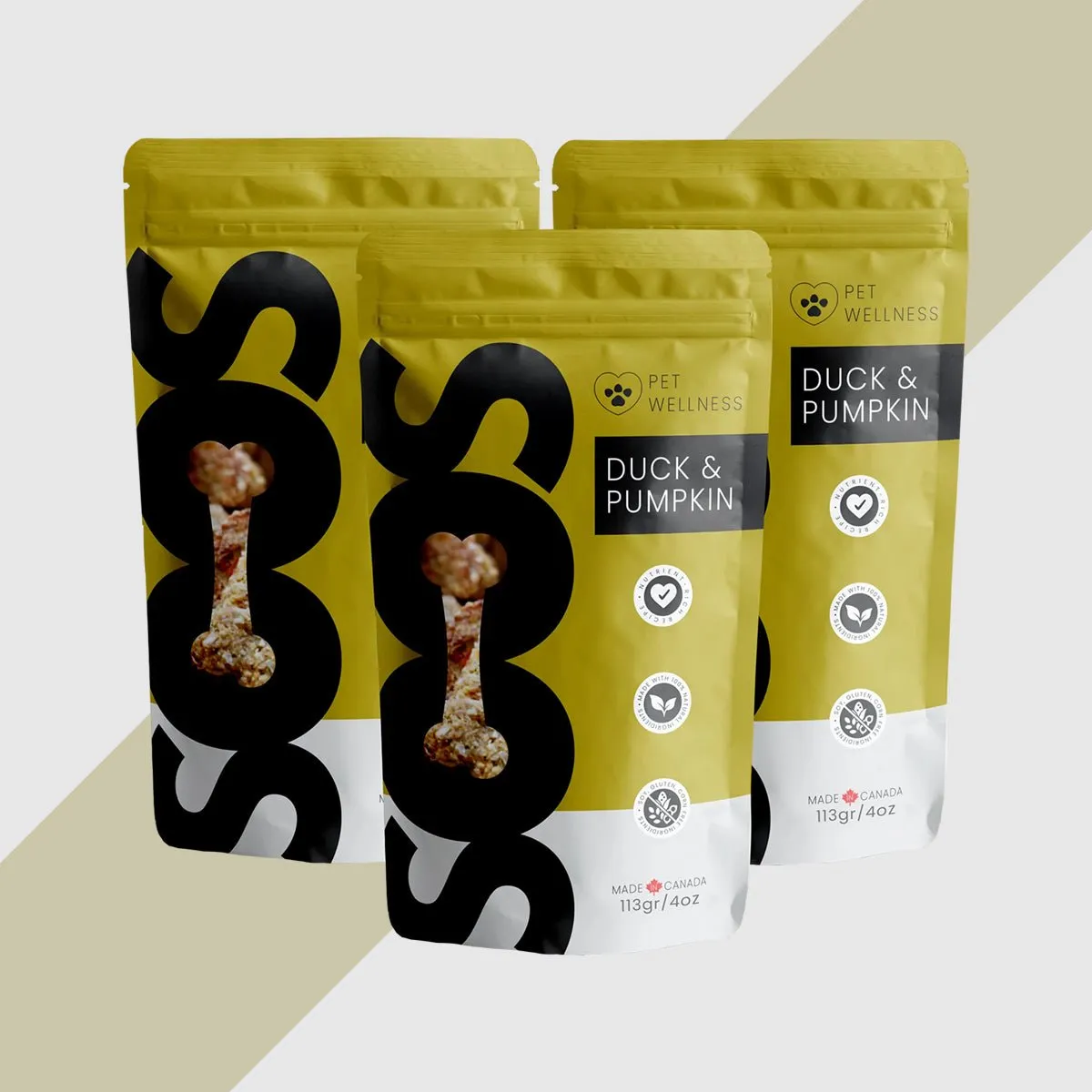 Soos Pets Duck & Pumpkin Wellness Treats