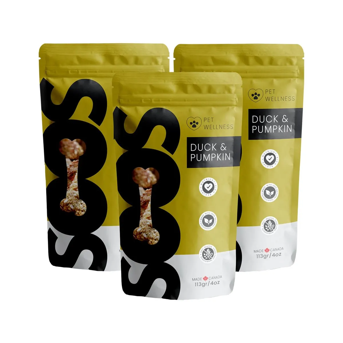 Soos Pets Duck & Pumpkin Wellness Treats