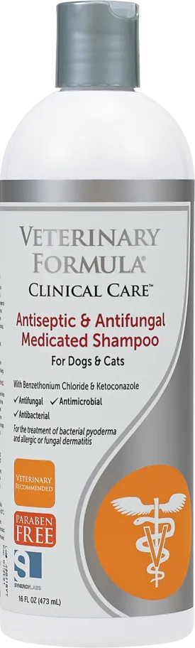 Veterinary Formula Antiseptic & Antifungal Medicated Shampoo